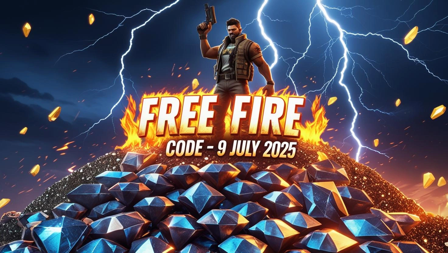 Free Fire Redeem Code Today – 9 जुलाई 2025 (100% वर्किंग कोड्स के साथ पूरा गाइड)