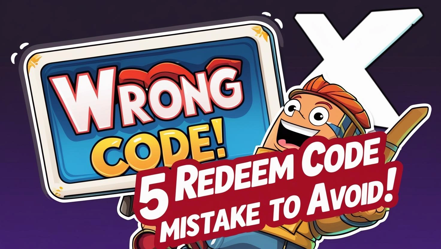New Players के लिए 5 Redeem Code Mistakes – बचें इनसे!