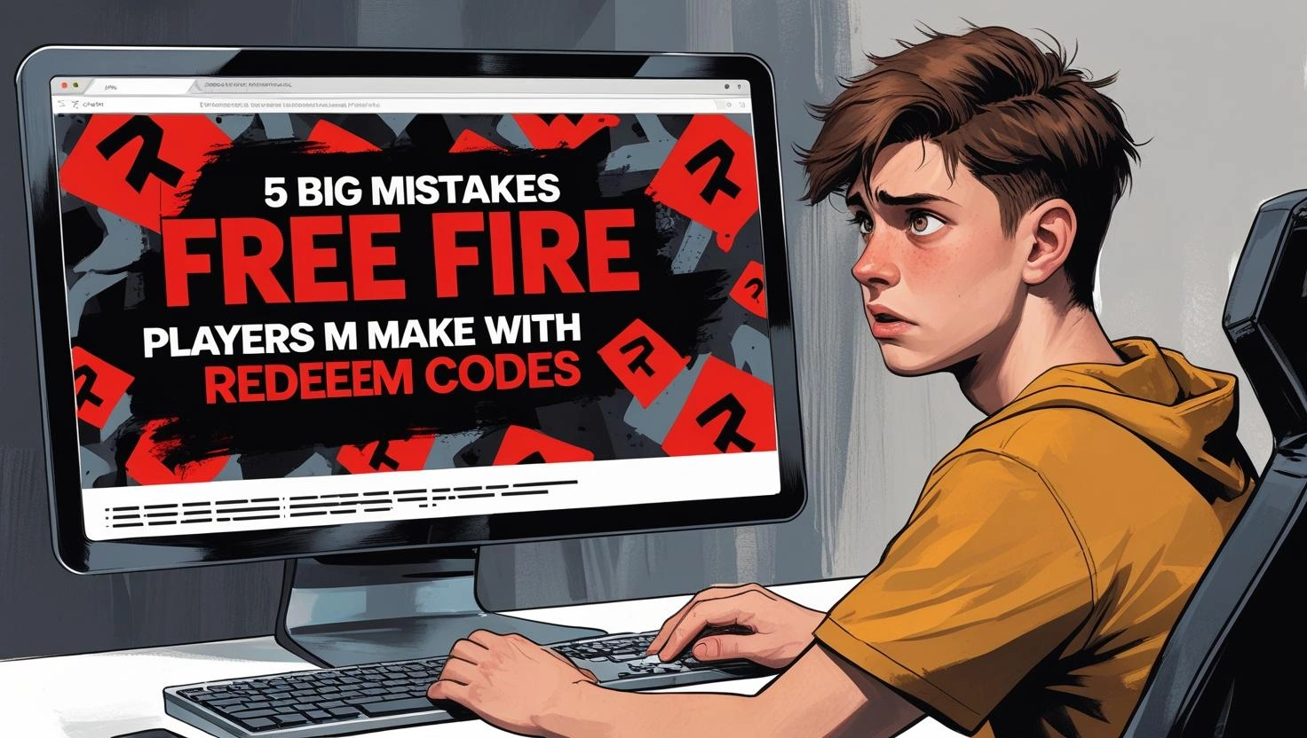 Free Fire Redeem Code डालते समय 5 बड़ी गलतियाँ – 9 जुलाई 2025 की गाइड