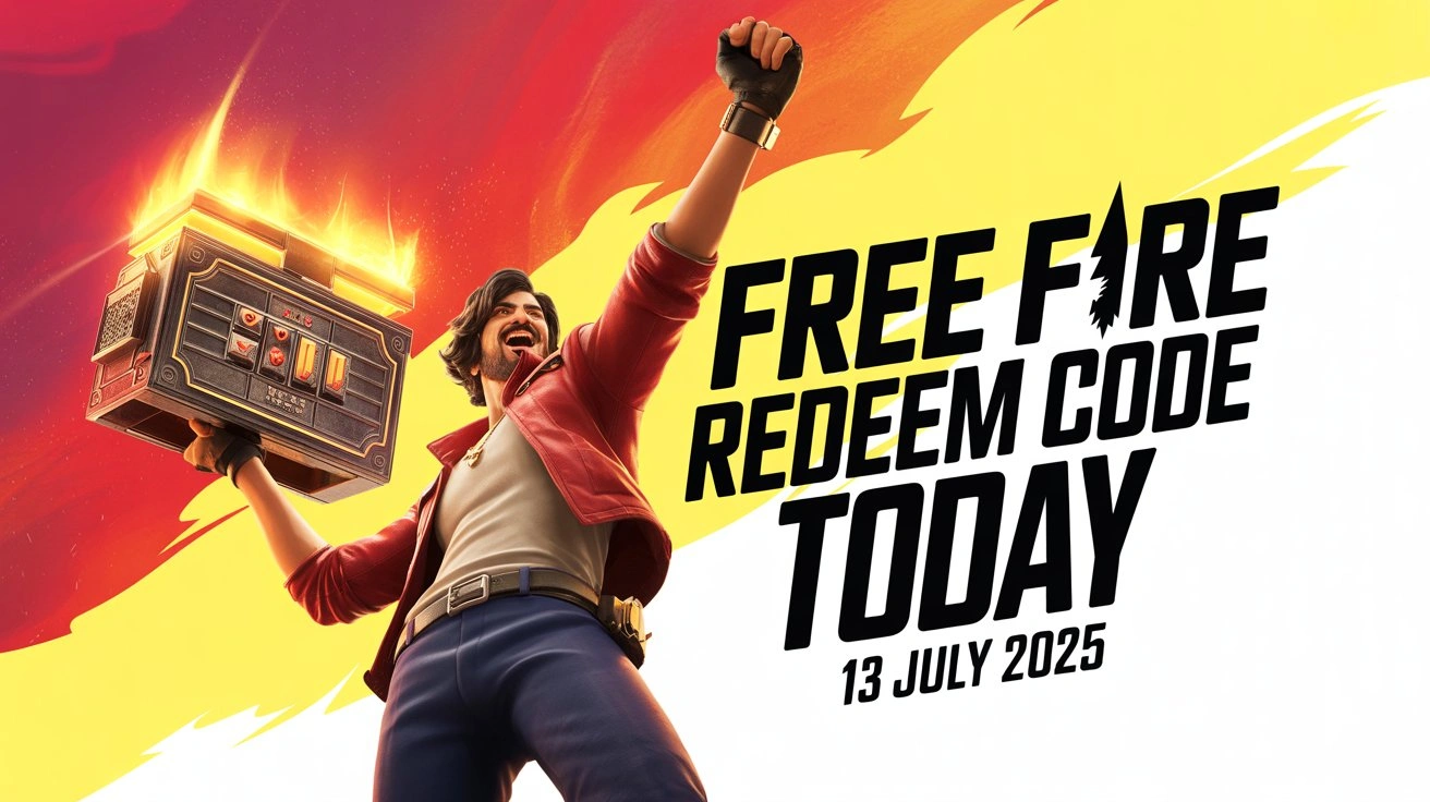Free Fire Redeem Code Today 13 जुलाई 2025 – फ्री रिवार्ड्स पाने का शानदार मौका