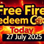 Free Fire Redeem Code Today