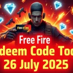 Free Fire Redeem Code Today