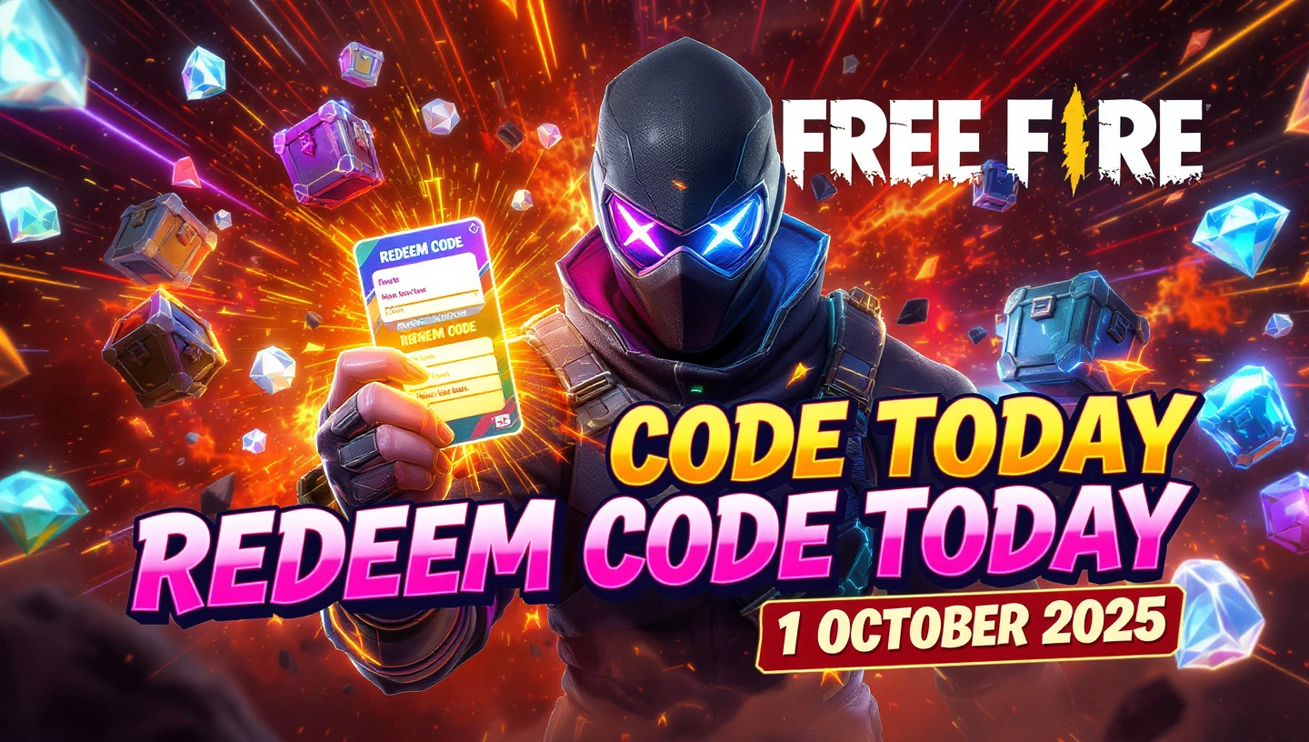 Free Fire Redeem Code Today – 1 October 2025: Claim Free Rewards Instantly