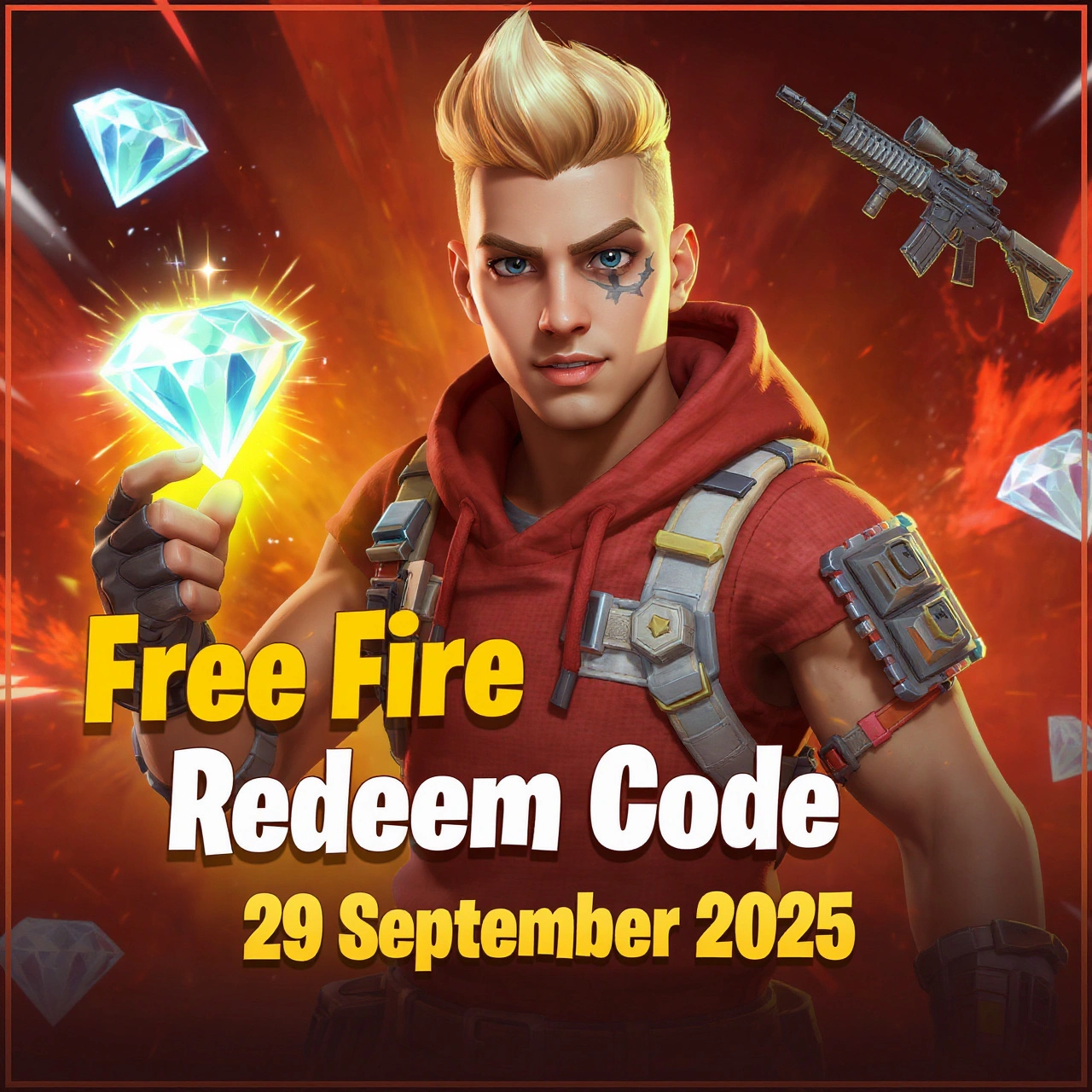 Free Fire Redeem Code Today – 29 September 2025: Claim Free Rewards