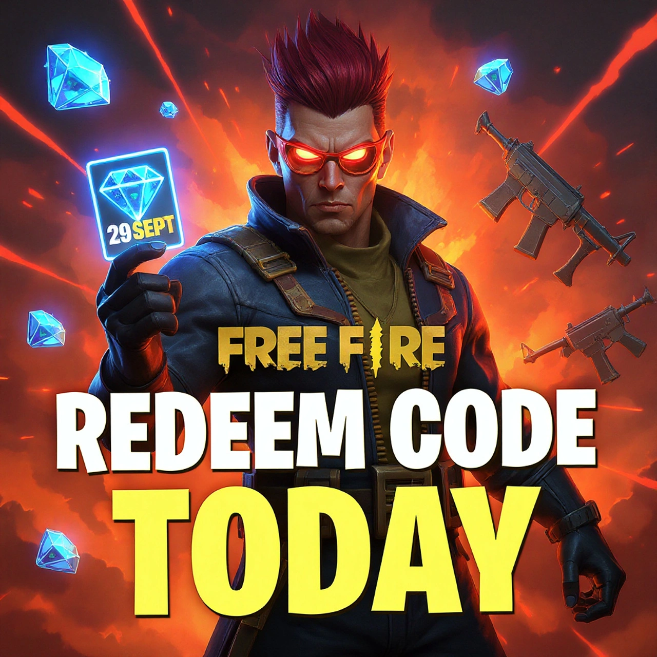 Free Fire Redeem Code Today – 29 September 2025: Grab Free Rewards