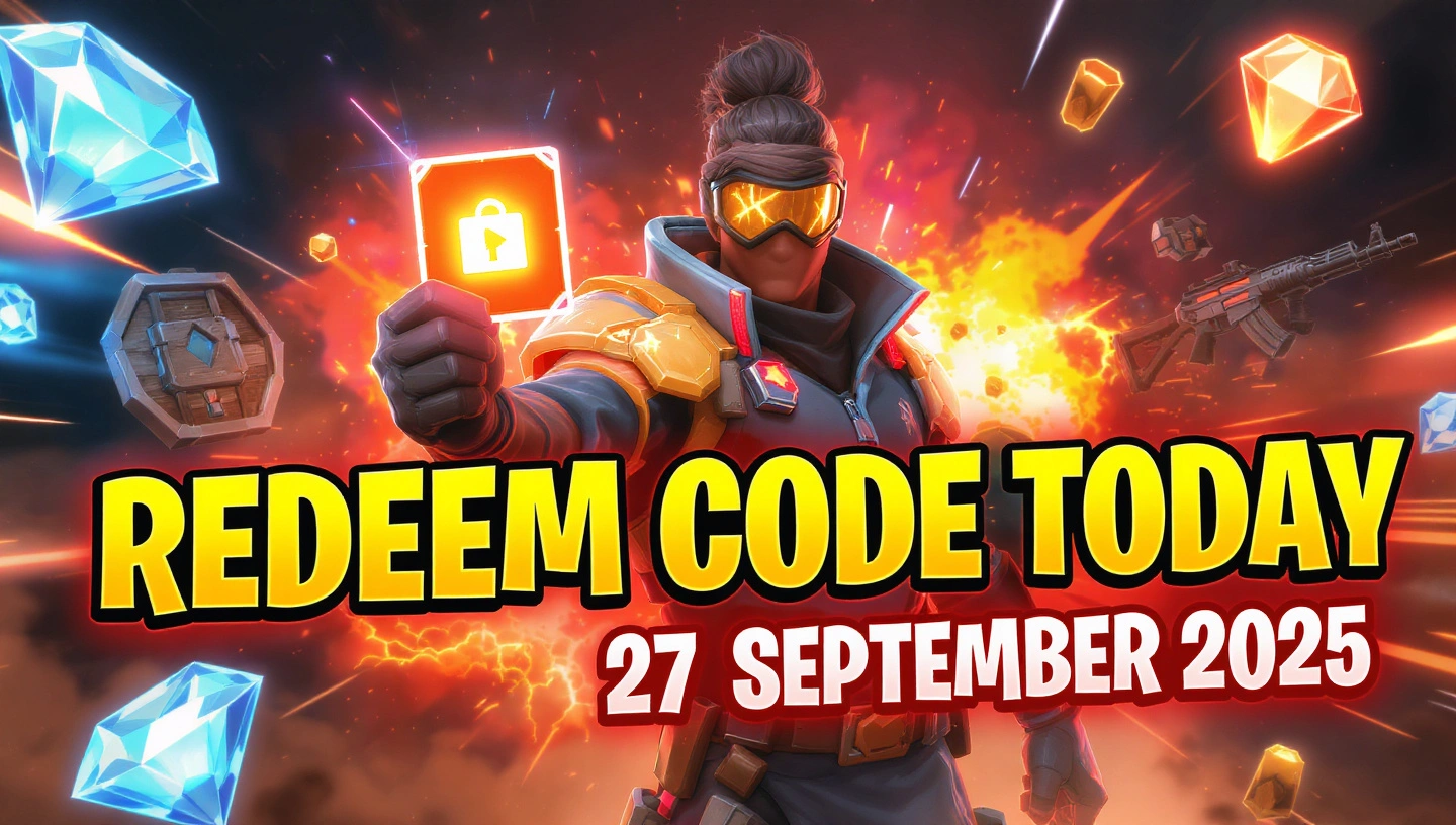 Free Fire Redeem Code Today – 27 September 2025: Get Free Rewards