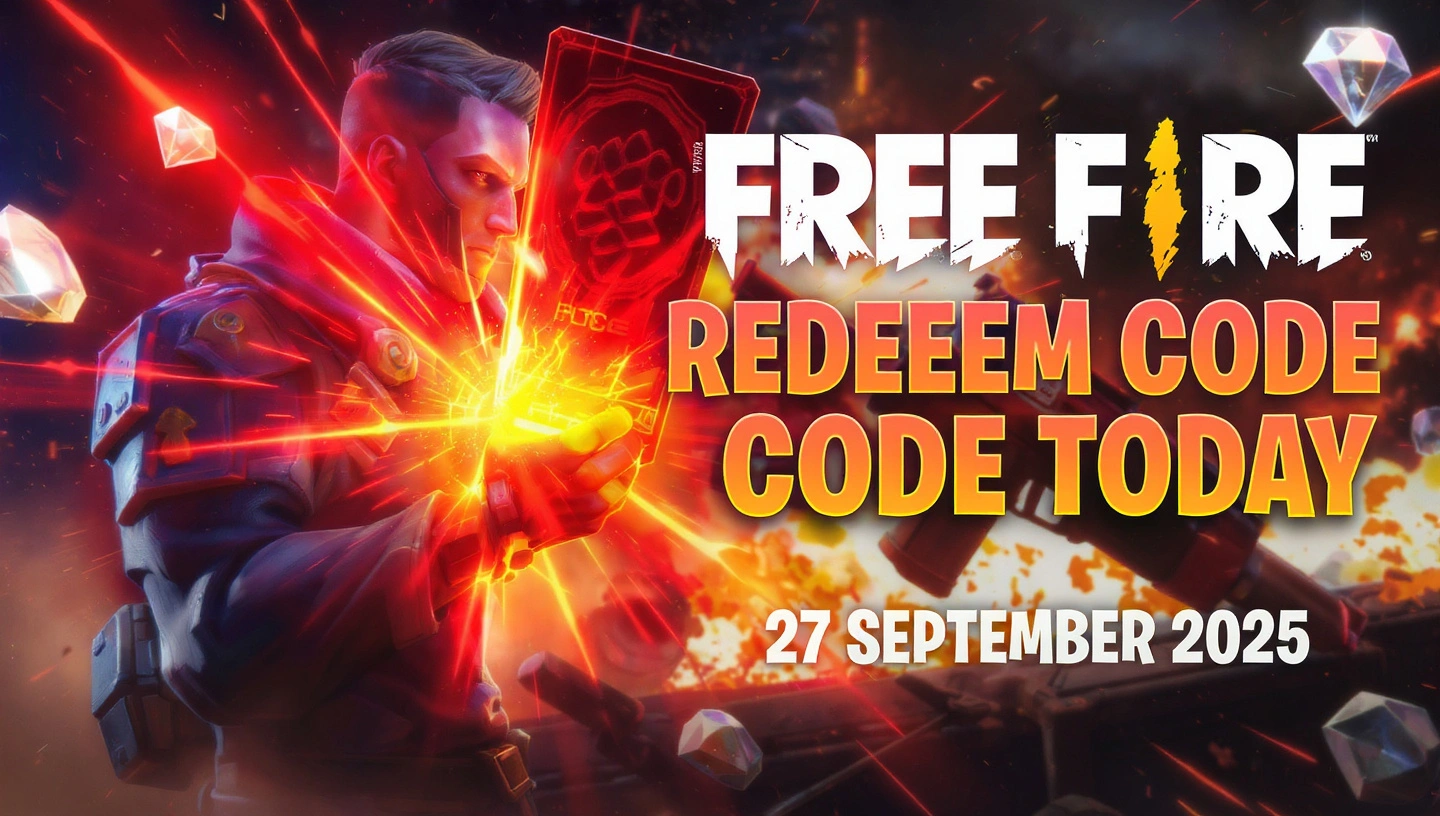 Free Fire Redeem Code Today – 27 September 2025: Claim Free Rewards