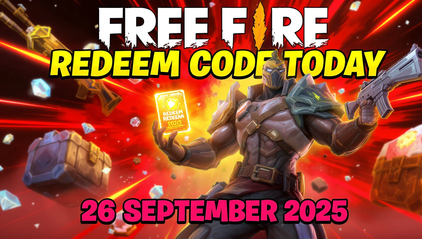 Free Fire Redeem Code Today – 26 September 2025: Get Free Rewards