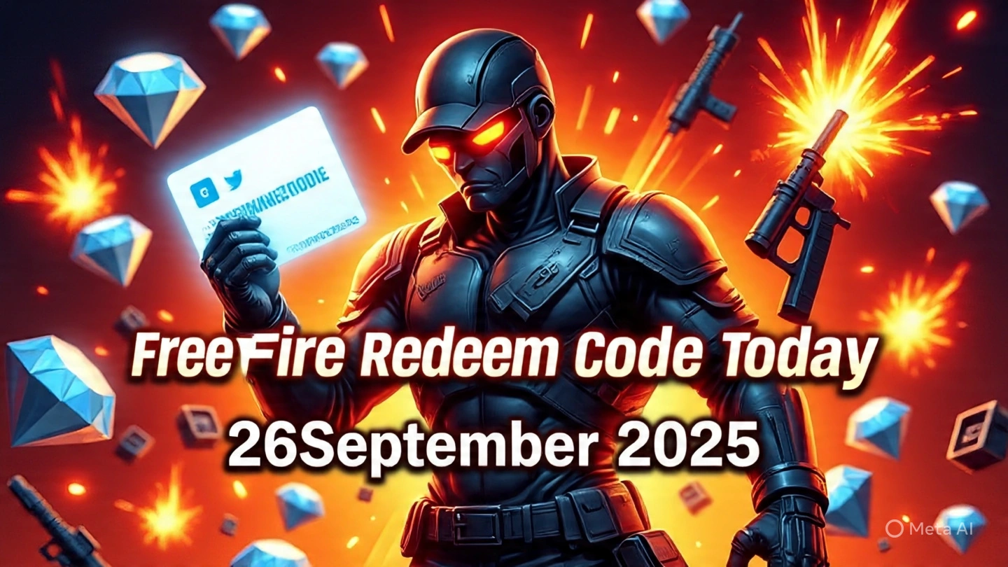 Free Fire Redeem Code Today – 26 September 2025: Claim Free Rewards