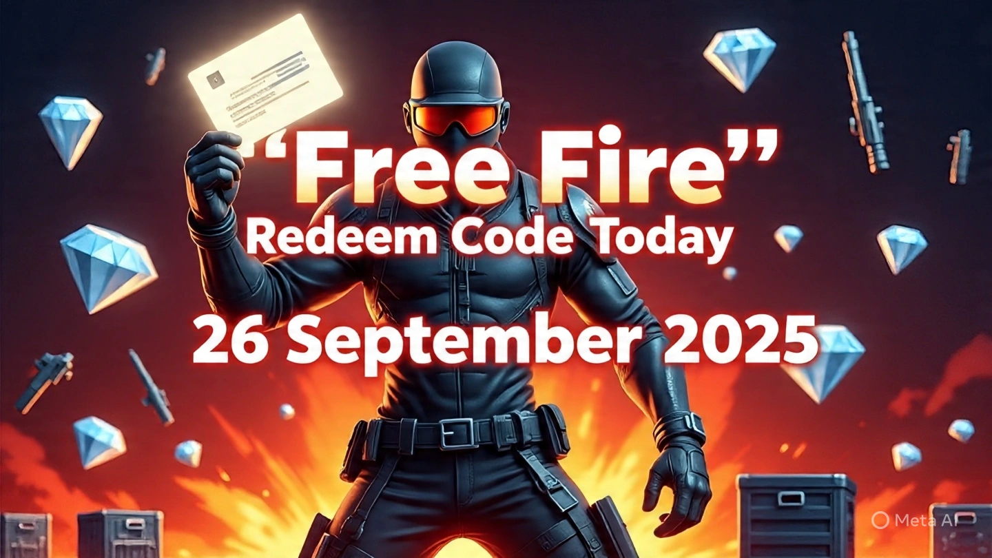 Free Fire Redeem Code Today – 26 September 2025: Grab Free Rewards
