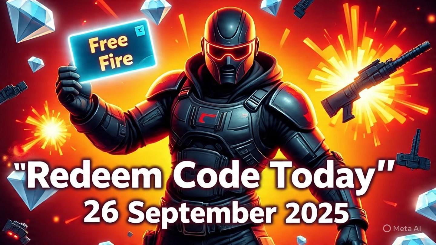 Free Fire Redeem Code Today – 26 September 2025: Claim Free Rewards