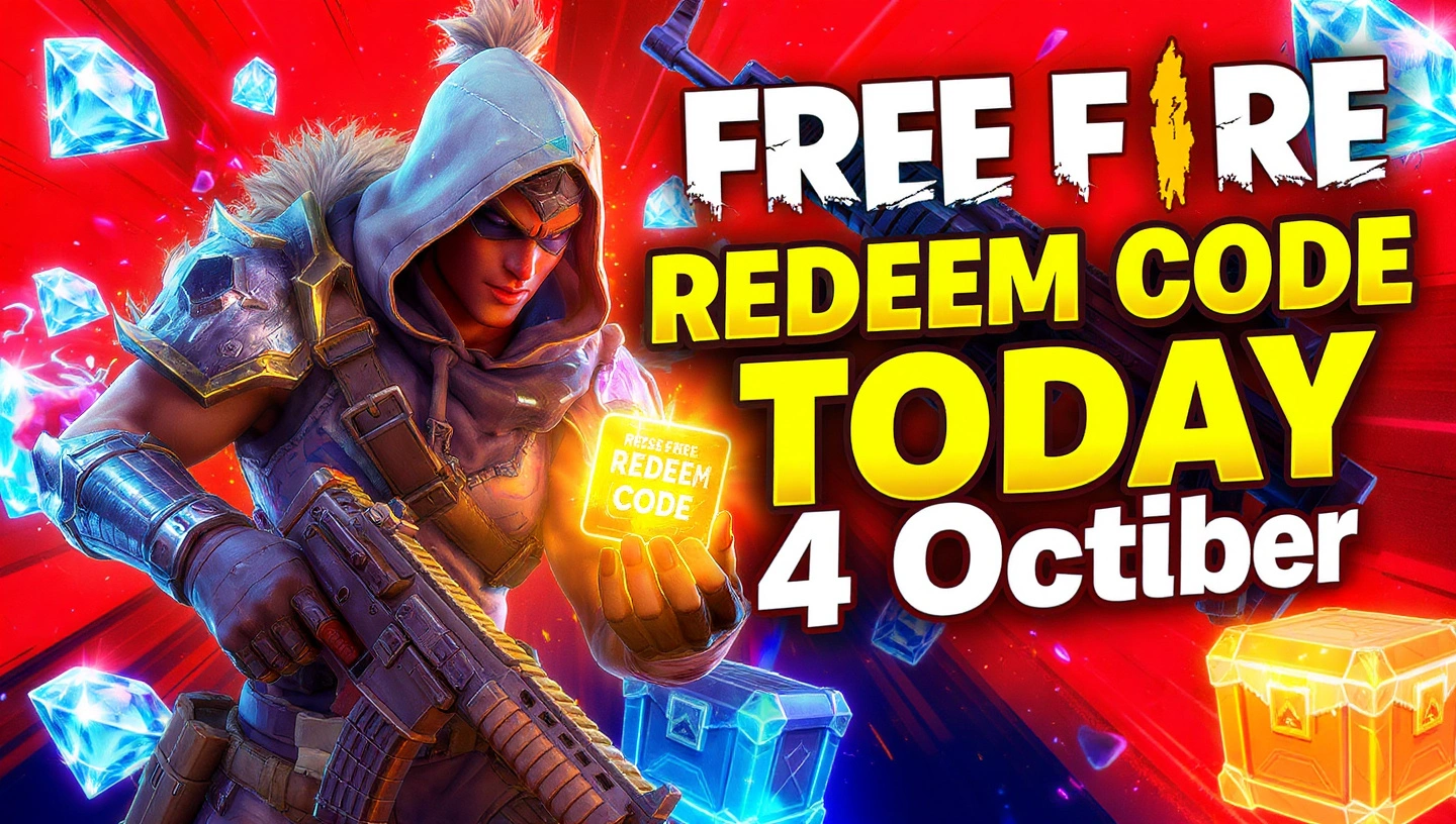 Free Fire Redeem Code Today – 4 October 2025: Claim Free Diamonds, Skins & Exclusive Rewards