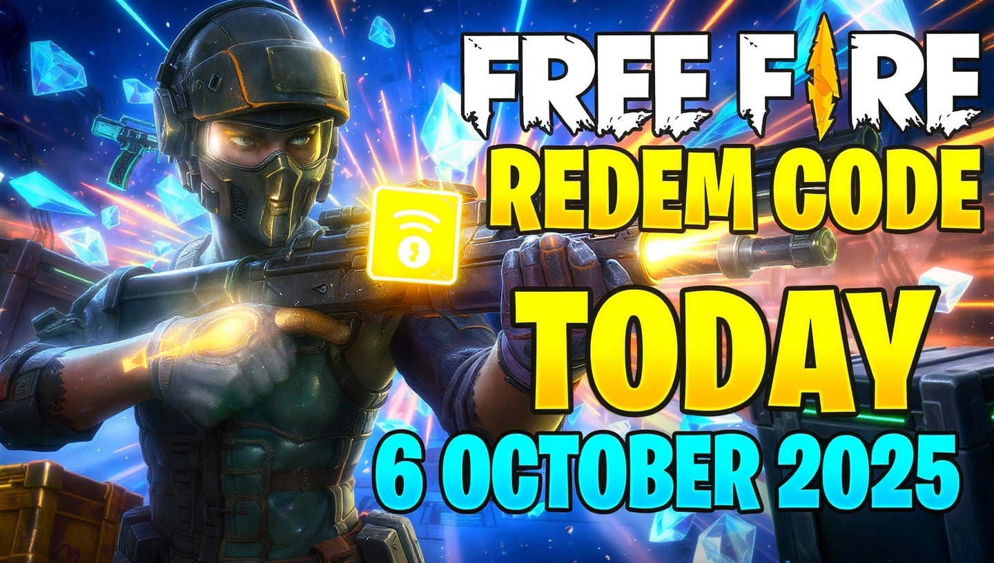 Free Fire Redeem Code Today – 6 October 2025: Get Free Diamonds, Skins & Premium Rewards