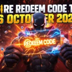 Free Fire Redeem Code Today – 6 October 2025: Claim Free Diamonds, Skins & Exclusive Rewards