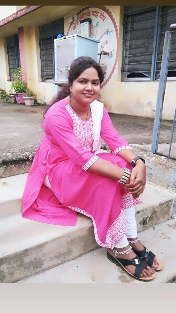 Bhumika Sahu (Yogita Sahu),B.Sc., M.Sc. (Chemistry), D.Ed, TET Qualified,Bhothali, Block – Nagri, District – Dhamtari (Chhattisgarh)