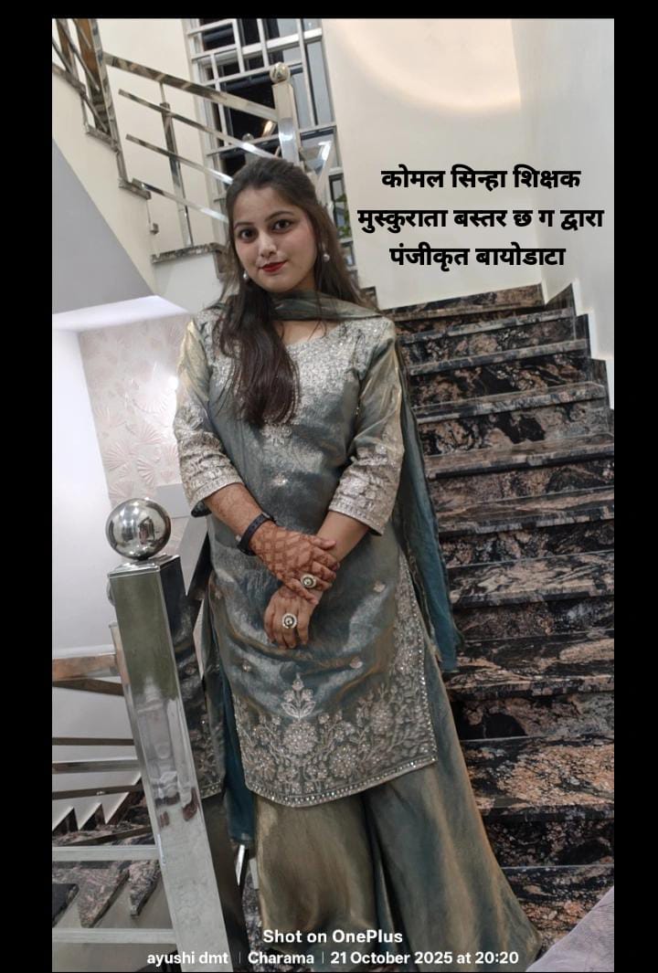 शोभना सिन्हा(रानू),BCA/ Master In Information Technology,ग्राम रतेसरा , चारामा ,जिला-कांकेर छ.ग.